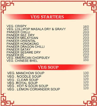 Patils Chinese Corner menu 2