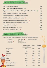 Shillong Point menu 5