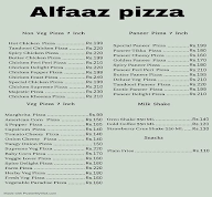 Alfaaz Pizza menu 2