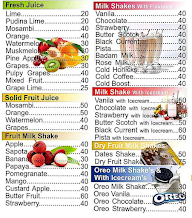 Ganesh Condiments &Juices menu 1