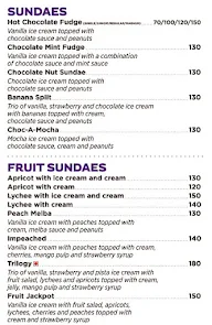 Corner House Ice Cream menu 3