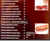 Shawarma Chef menu 2