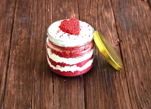 Red Velvet Jar Cake