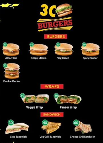 3C Burger menu 