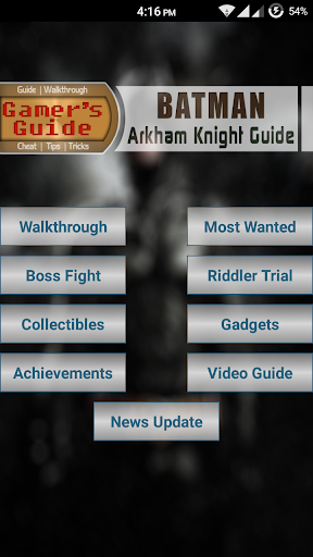 Guide for Batman Arkham Knight