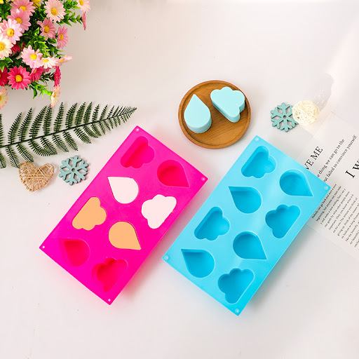 Title 5, Handmade Soap Mold, Chocolate Mold, Six-hole Cl...