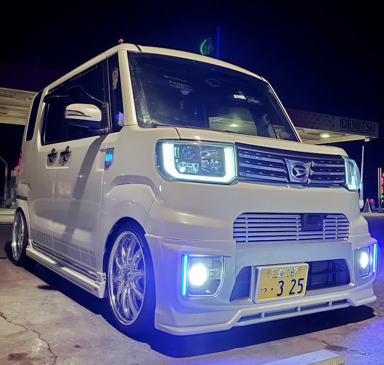 ウェイクのWAKERS!・Initial☆D family・全日本七百式愛好会・超ロングランの記録 その壱・目的地 九州大分県(･д･oﾉ)ﾉに関するカスタム事例の投稿画像3枚目