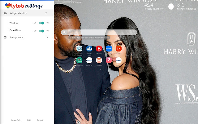 Kanye West Wallpaper HD New Tab Theme