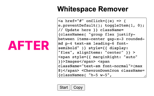 Whitespace Remover