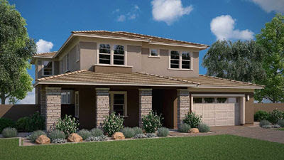 Rancher plan by Maracay Homes in Lakeview Trails at Morrison Ranch Gilbert AZ 85296