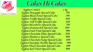 Cakes Hi Cakes menu 2