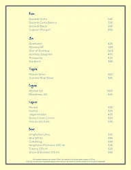 Krystal Bar - Hilton menu 4