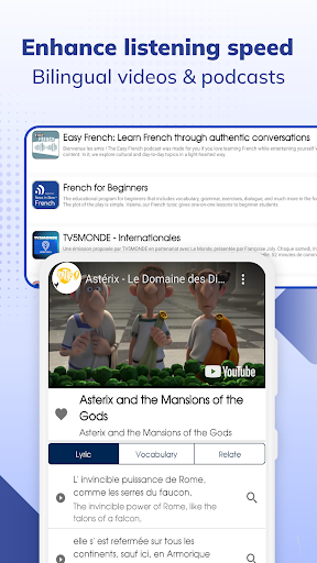 Screenshot Todaii: Learn French by news