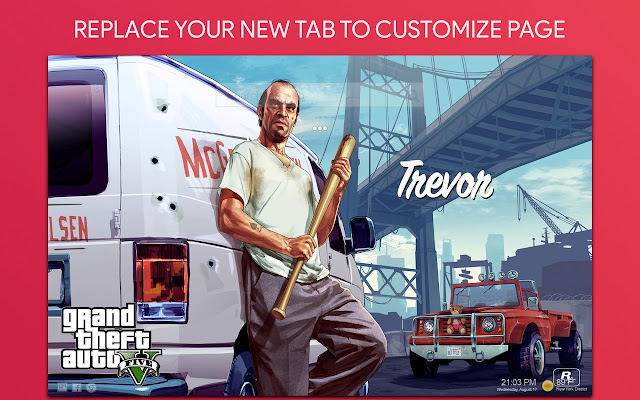 Gta - Grand Theft Auto Wallpaper HD New Tab