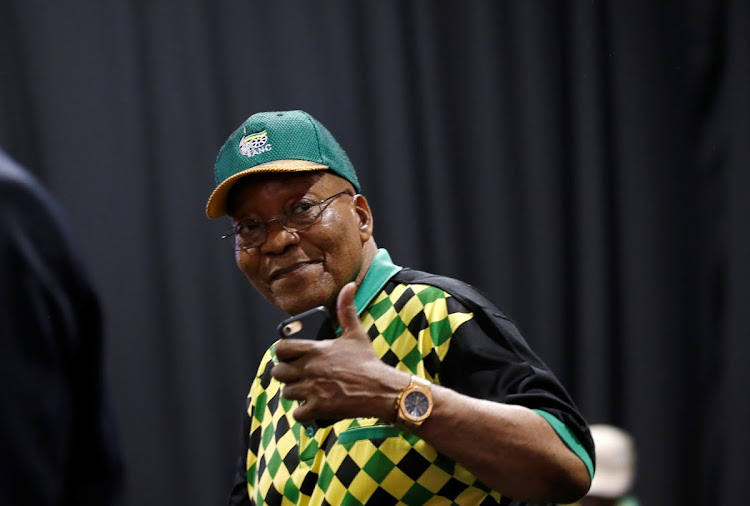 Jacob Zuma at the ANC's national conference at Nasrec in Johannesburg in 2017. The current upheavals in the party must be located within the context of the events that took place at that conference.