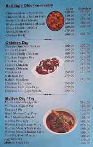 Gowdru Ruche's Biriyani menu 6