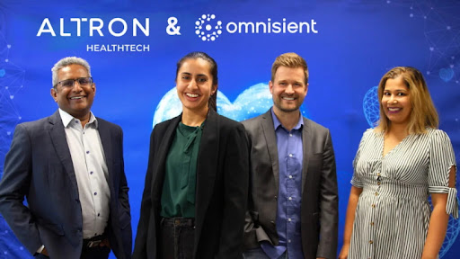 From left: Leslie Moodley, Managing Director, Altron HealthTech; Seema Daya, Strategic Growth Senior Specialist, Altron HealthTech; Mladen Čolić, Head of Growth, Omnisient; Nicolette Mudaly, Strategic Growth Executive, Altron HealthTech. Photo by Dumisani Luthango.