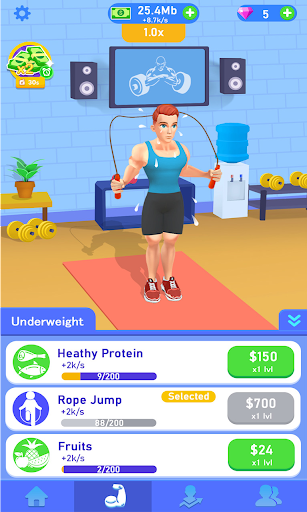 Screenshot Idle Workout Success Life