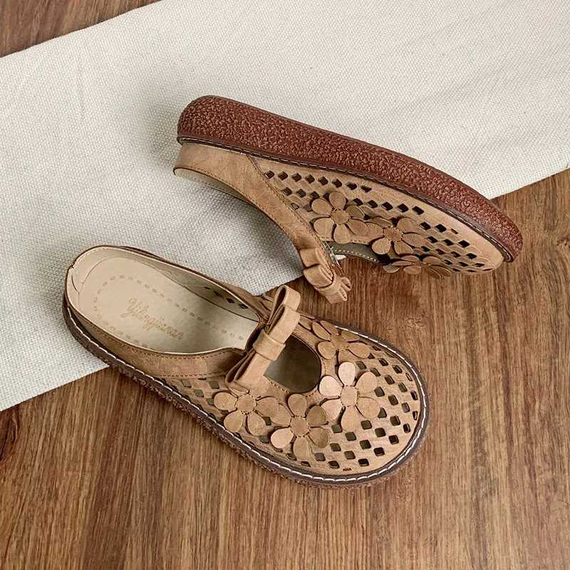 Summer-ready thick-soled leisure shoes. Experience comfort and style outdoors, perfect for walking and everyday activiti