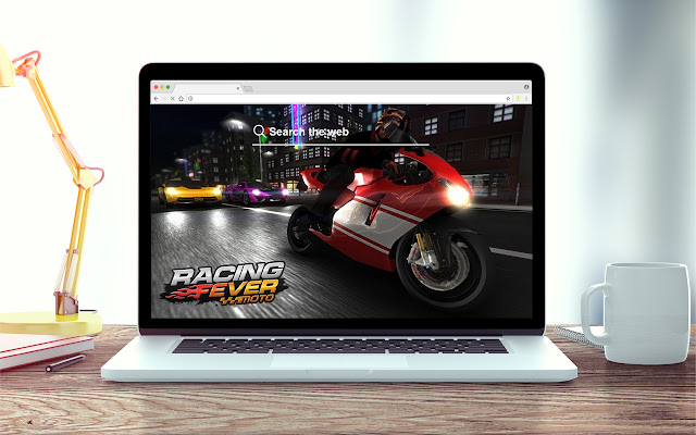 Racing Fever Moto New Tab Game Theme