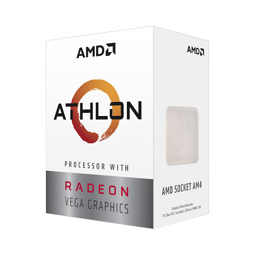 CPU AMD Athlon 3000G (2C/4T, 3.5 GHz, 4MB) - AM4