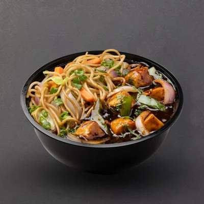 Black Pepper Paneer With Choice Of Noodles