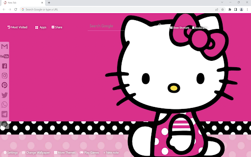 Hello Kitty Wallpaper New Tab