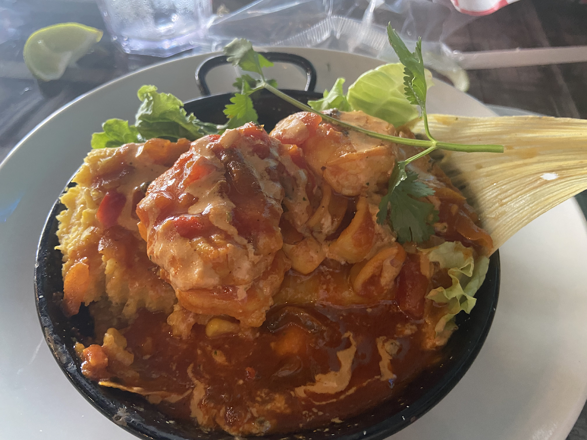 Seafood tamale