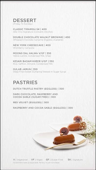 Paasha Lounge menu 6