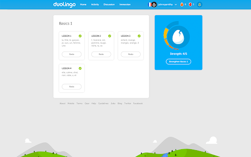 Duolingo on the Web