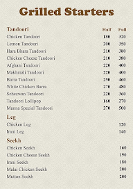 Restaurant Manna menu 7