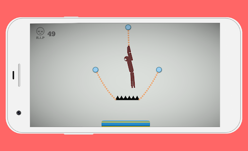 Stickman Dismount Rope Escape 1.0.4 APK + Мод (Бесконечные деньги) за Android