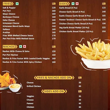 Waffles & More menu 