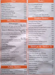 Shobhaa menu 2