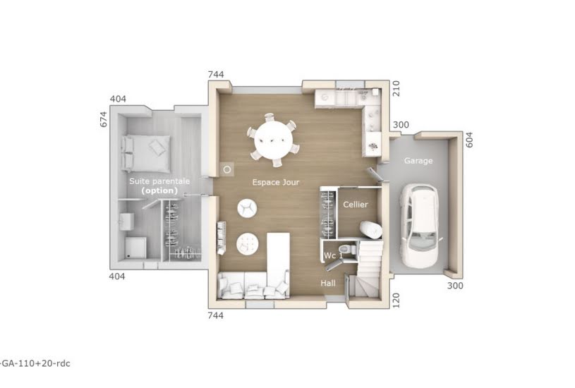  Vente Terrain + Maison - Terrain : 1 041m² - Maison : 110m² à Castelnaudary (11400) 