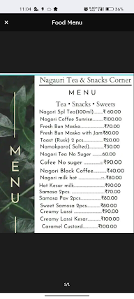 Nagauri Tea & Snacks Corner menu 5