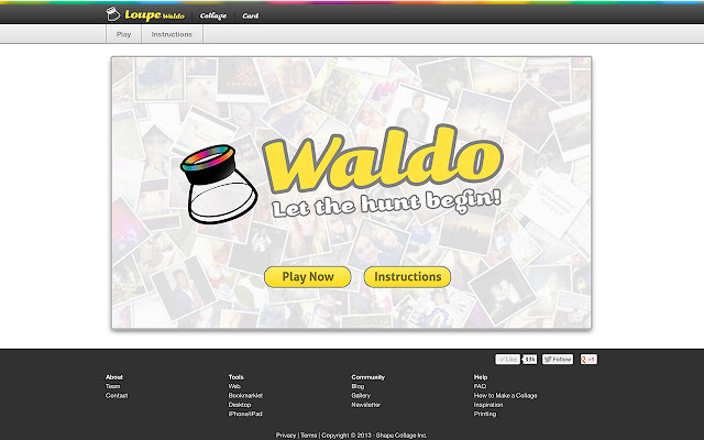 Loupe Waldo chrome extension