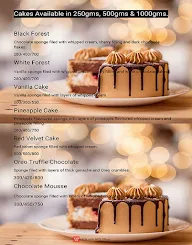 Cake For You menu 1