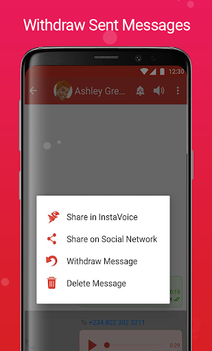 Screenshot Visual Voicemail & Missed Call