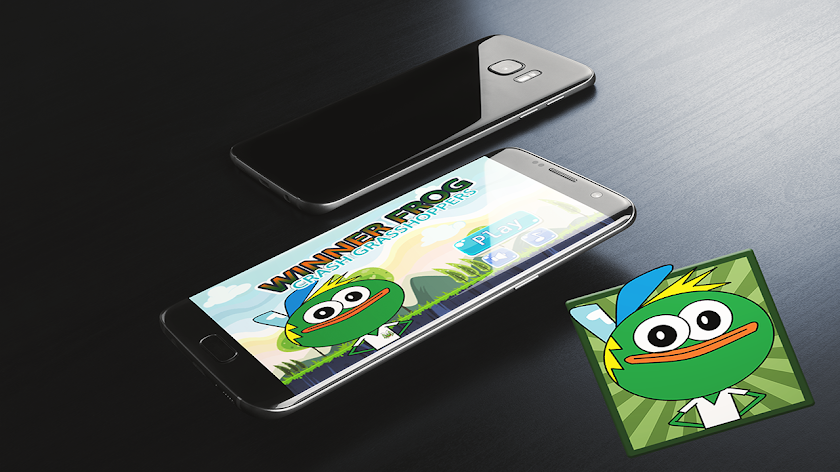 Winner Frog Crash Grasshoppers Screen 3