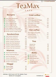 Teamax Cafe menu 1