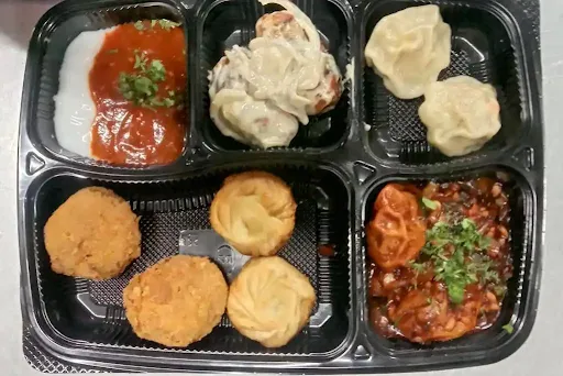 Veg Momos Platter