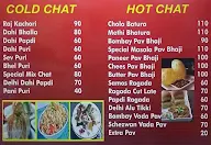 Chaat Cafe menu 1