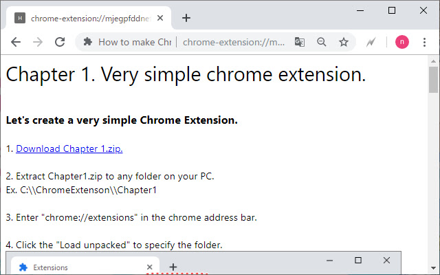 How to make Chrome Extension.