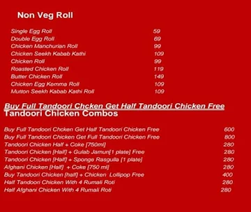 Live Tandoor Honey Cold Cafe menu 