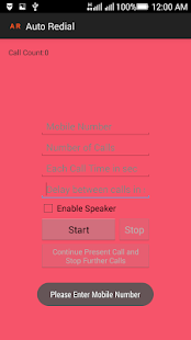 Auto Redial Pro Screenshot