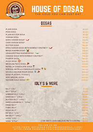 Bismillah Dosa menu 2