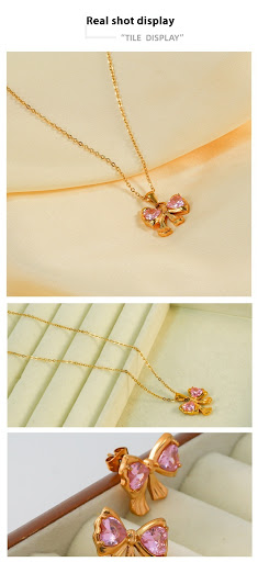 Title 4, Light Luxury Zircon Necklace for Women, High-Gr...