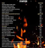 The R Beer & Barbeque menu 1