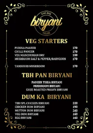 The Big Biryani House menu 3